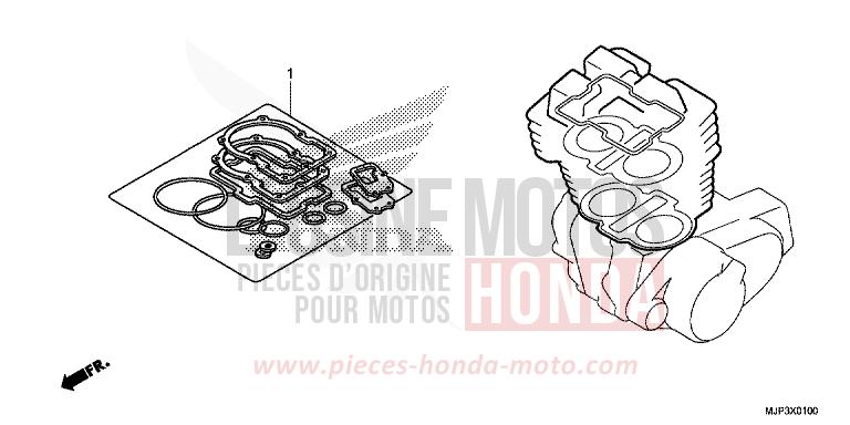 TROUSSE DE JOINT A de Africa Twin PEARL GLARE WHITE (NHB53H) 2016